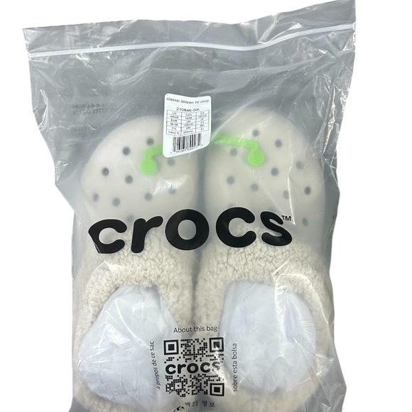 Crocs BEIGE CLASSIC BLITZEN IV CLOG Size M6/W8 - Picture 4 of 5